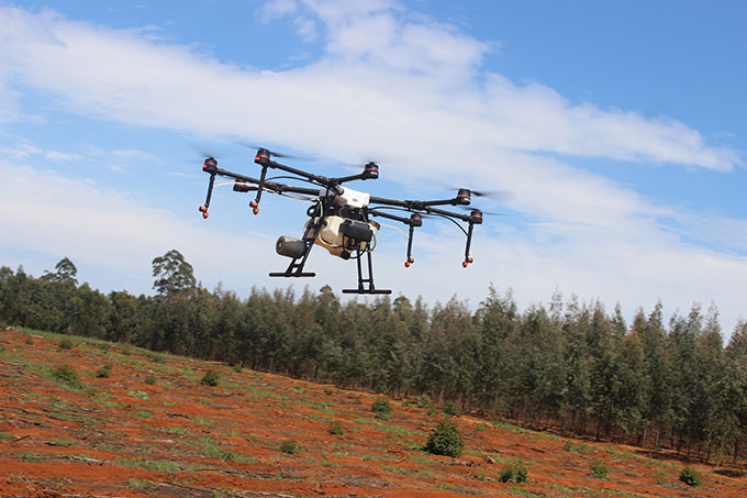 Sprayer drones for Mondi's forests