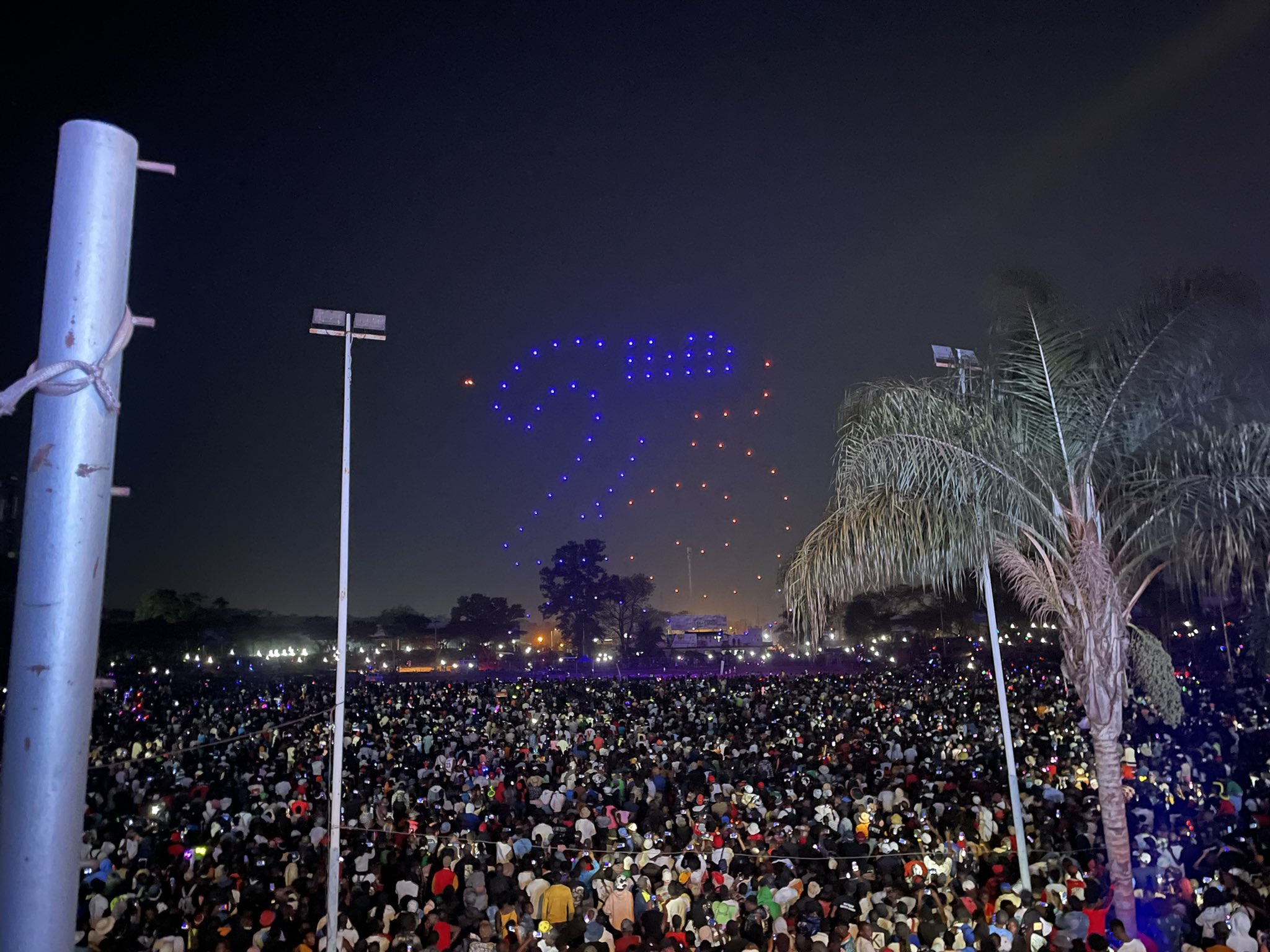 Precision Aerial planning biggest drone show in Africa