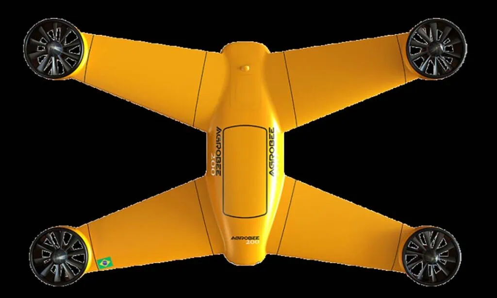 Giant crop spraying drone from Brazil